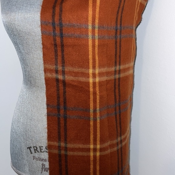 Vintage Cejon Classic Brown Plaid Scarf - Picture 2 of 4